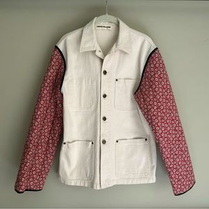 RARE Caron Callahan quilted arm coat size M